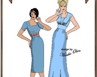 18" Kitty pattern "Pure Class"- Dress, Hat, Gloves - Style 8 K