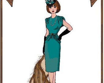 15" "Afternoon Cocktails" Gene pattern  - Dress, Hat, Gloves & Stockings - Style 6 G