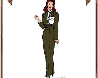 21" Cissy pattern "The Philadelphia Story" Jacket, Blouse, Pants - Style 76 C