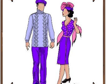 15" Gene / 16" Trent pattern "Kentucky Race Day - Dress, Sweater, Pants, Hat - Style 49 GTO