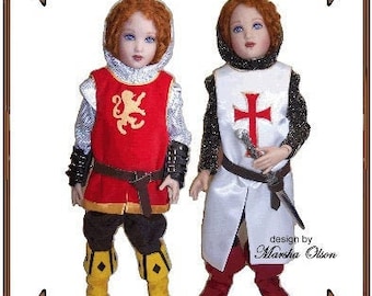 15" Lark (Kish) pattern - "Squire Phoenix" a Medieval Costume - Style 142 kish (or 14" Betsy McCall"