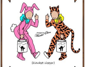 14" Betsy McCall pattern "Master of Disguise" One piece footed Sleeper or Halloween Costume - Style 34 BMc