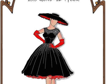 16" Gene / Tyler pattern "Cocktails at Nine" - Cocktail Dress, Hat, Gloves - Style 19 TW