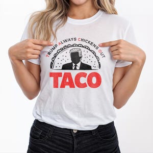 Taco Trump PNG: grappige politieke meme-clipart (digitale download)