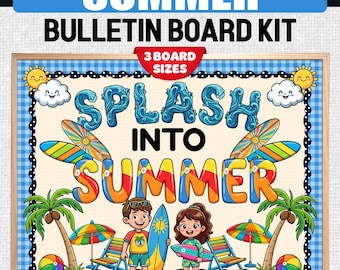 Splash Into Summer Bulletin Board Kit -  End of Year Door Decor Ideas