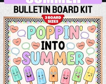 End of Year Door Summer Bulletin Boards Ideas Poppin Into Summer Decor Kit