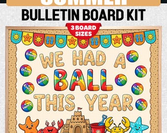 End of Year Door Bulletin Board Ideas - We Had a Ball This Year Decor Kit