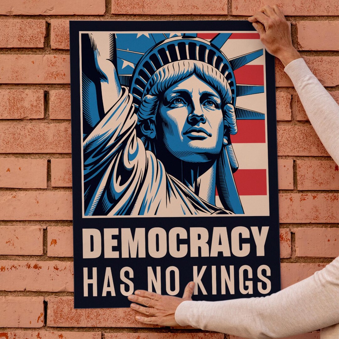 Democracy Has No Kings - Statue of Liberty Print (digital Download) - Etsy