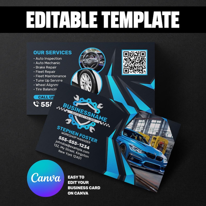 Autro Card Auto Cards - Etsy