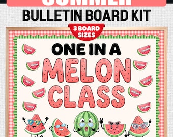 End of Year Door Summer Bulletin Boards Ideas - One in a Melon Class Kit