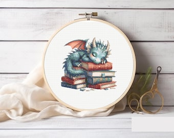 Dragon Cross Stitch, Dragon Cross Stitch, Cross Stitch Pattern, Animal Cross Stitch, PDF Pattern, Disney Cross Stitch