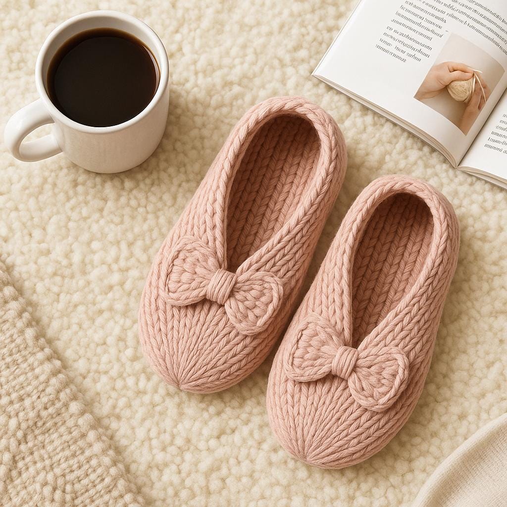 Crochet Slipper Boots Pattern: Beginner-friendly Bow Slippers (PDF) - Etsy