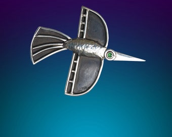 Tropical Avian brooch / pin.02