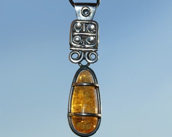 Citrine Teardrop pendant