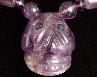 Amethyst Skull