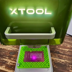 xTool F1 /F2 Multi-Position Pegboard Jig | Universal Small Item Engraving Template