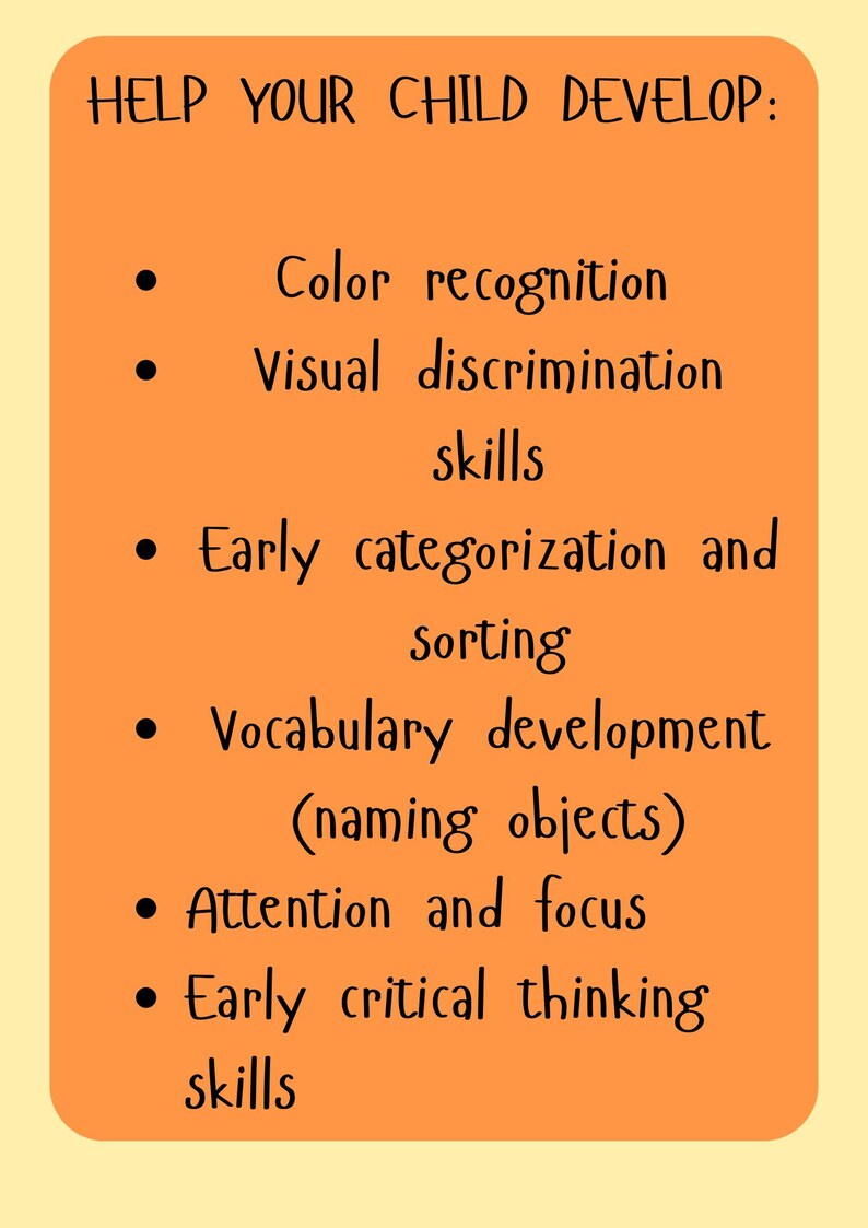Color Sorting Activity | Montessori Printable | Toddler Matching Game ...