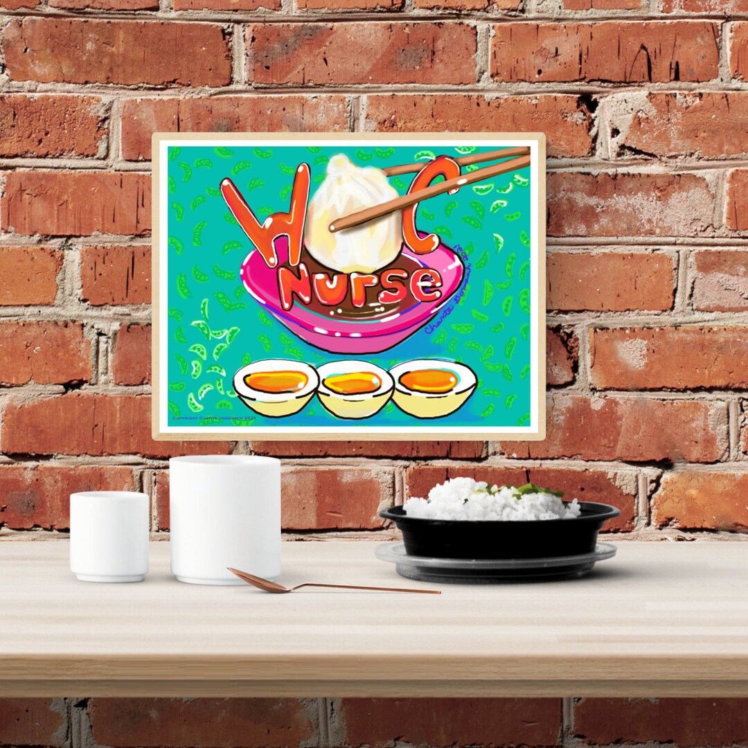 WOC Certified Nurse Wall Decor Digital Instant Download wound,ostomy