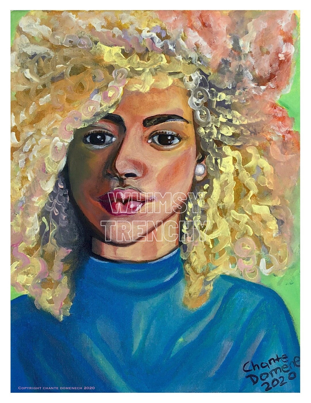 Angela 8.5x11 Instant Download AA Portrait Face - Etsy