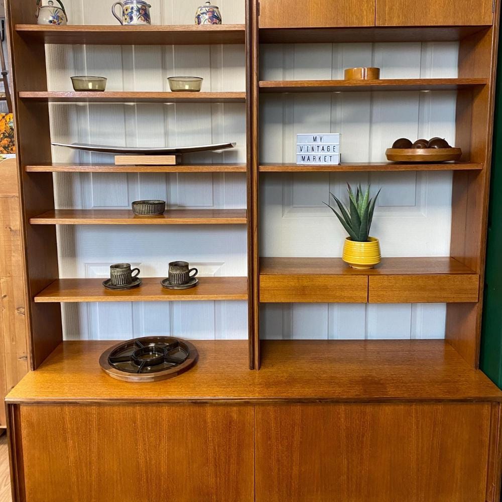 Mid century bookcase - Etsy 日本
