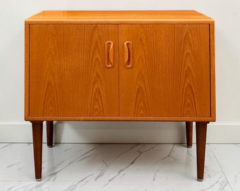 Mid Century 1960er Jahre G Plan Fresco Schallplattenschrank in Teak