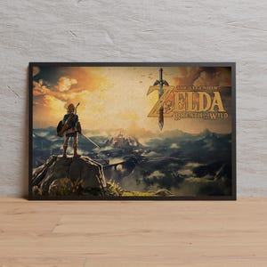 Poster di The Legend of Zelda / Arte murale / Stampa su carta kraft / Poster retrò / Decorazione murale / Arredamento per la casa / Poster regalo / Poster del gioco