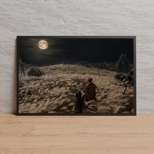 Sekiro: Shadows Die Twice Poster | Wall Art | Kraft Paper Print | Retro Poster | Wall Decor | Home Decor | Gift Poster | Game Poster