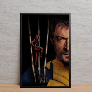 Deadpool and Wolverine Poster | Wall Art | Kraft Paper Print | Retro Poster | Wall Decor | Home Decor | Gift Poster | Movie Poster
