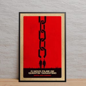 Django Unchained Poster | Wall Art | Kraft Paper Print | Retro Poster | Wall Decor | Home Decor | Gift Poster | Game Poster