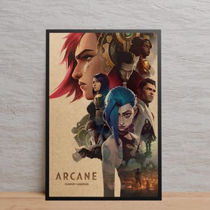 Arcane Poster | Wall Art | Kraft Paper Print | Retro Poster | Wall Decor | Home Decor | Gift Poster | Tv Series Poster