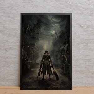 Bloodborne Poster | Wall Art | Kraft Paper Print | Retro Poster | Wall Decor | Home Decor | Gift Poster | Game Poster