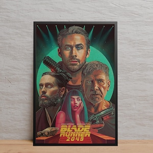 Blade Runner Poster | Wall Art | Kraft Paper Print | Retro Poster | Wall Decor | Home Decor | Gift Poster | Movie Poster