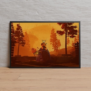 Risk of Rain Poster | Wall Art | Kraft Paper Print | Retro Poster | Wall Decor | Home Decor | Gift Poster | Game Poster