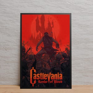 Póster de Castlevania / Arte mural / Impresión en papel Kraft / Póster retro / Decoración de pared / Decoración del hogar / Póster de regalo / Póster de serie de televisión