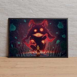 Risk of Rain Poster | Wall Art | Kraft Paper Print | Retro Poster | Wall Decor | Home Decor | Gift Poster | Game Poster