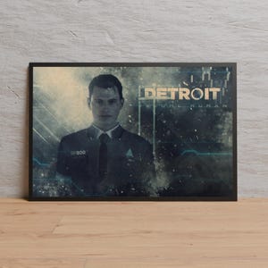 Detroit Become Human Poster | Wall Art | Kraft Paper Print | Retro Poster | Wall Decor | Home Decor | Gift Poster | Game Poster