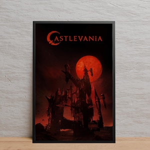 Póster de Castlevania / Arte mural / Impresión en papel Kraft / Póster retro / Decoración de pared / Decoración del hogar / Póster de regalo / Póster de serie de televisión