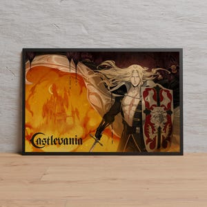 Póster de Castlevania / Arte mural / Impresión en papel Kraft / Póster retro / Decoración de pared / Decoración del hogar / Póster de regalo / Póster de serie de televisión