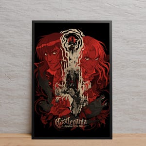 Póster de Castlevania / Arte mural / Impresión en papel Kraft / Póster retro / Decoración de pared / Decoración del hogar / Póster de regalo / Póster de serie de televisión