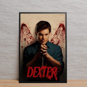 Dexter Poster | Wall Art | Kraft Paper Print | Retro Poster | Wall Decor | Home Decor | Gift Poster | TV Series Poster