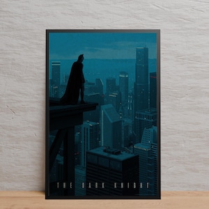 Poster del Cavaliere Oscuro / Arte murale / Stampa su carta Kraft / Poster retrò / Decorazione murale / Arredamento per la casa / Poster regalo / Poster del film