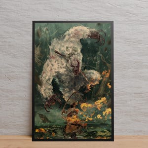 Sekiro: Shadows Die Twice Poster | Wall Art | Kraft Paper Print | Retro Poster | Wall Decor | Home Decor | Gift Poster | Game Poster