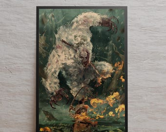 Sekiro: Shadows Die Twice Poster | Wall Art | Kraft Paper Print | Retro Poster | Wall Decor | Home Decor | Gift Poster | Game Poster