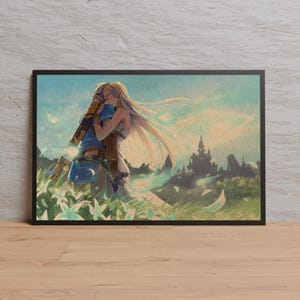 Poster di The Legend of Zelda / Arte murale / Stampa su carta kraft / Poster retrò / Decorazione murale / Arredamento per la casa / Poster regalo / Poster del gioco