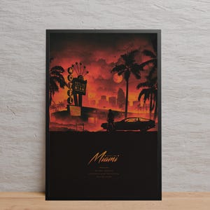 Hotline Miami Poster | Wall Art | Kraft Paper Print | Retro Poster | Wall Decor | Home Decor | Gift Poster | Game Poster