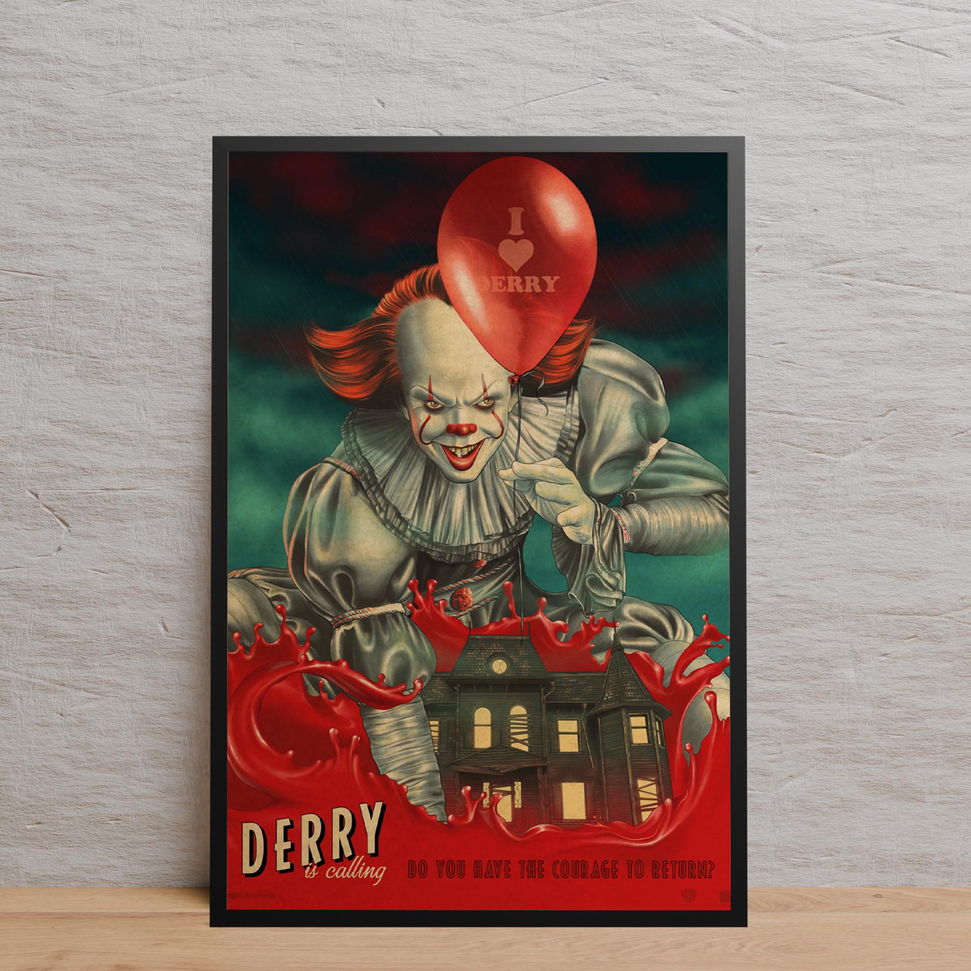 IT Poster | Wall Art | Kraft Paper Print | Retro Poster | Wall Decor | Home Decor | Gift Poster | Movie Poster
