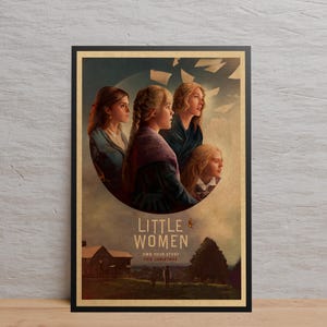 petite affiche de femmes | Art mural | Impression sur papier kraft | affiche rétro | Décoration murale | Décoration d'intérieur | Poster cadeau | Affiche de film