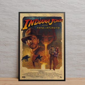 インディ・ジョーンズ - ハリソン・フォードの絵（印刷） - Etsy