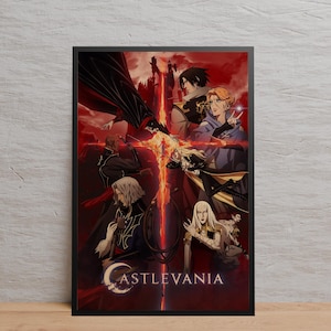 Póster de Castlevania / Arte mural / Impresión en papel Kraft / Póster retro / Decoración de pared / Decoración del hogar / Póster de regalo / Póster de serie de televisión