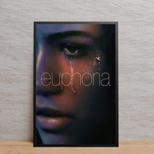 Euphoria Poster | Wall Art | Kraft Paper Print | Retro Poster | Wall Decor | Home Decor | Gift Poster | Game Poster